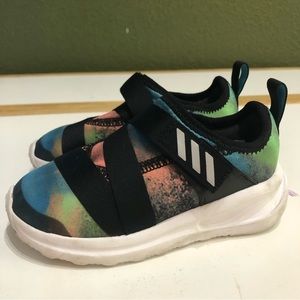 Kids adidas multicolor shoes Velcro